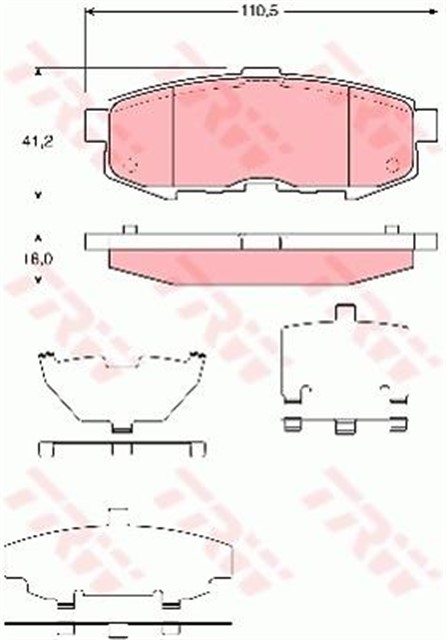 DISK BALATA ARKA AKS MAZDA MPV II LW 2002 - 2006