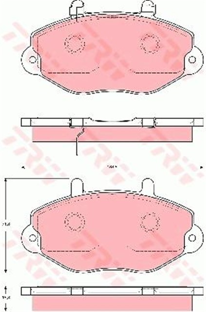 DISK BALATA ON AKS FORD TRANSIT BUS E - TRANSIT BUS E - TRANSIT PLATFORM/CHASSIS E - TRANSIT PLAT FORM/CHASSIS E - TRANSIT TOURNEO BUS - TRANSIT VAN E - TRANSIT VAN E FORD AUSTRALIA TRANSIT BUS