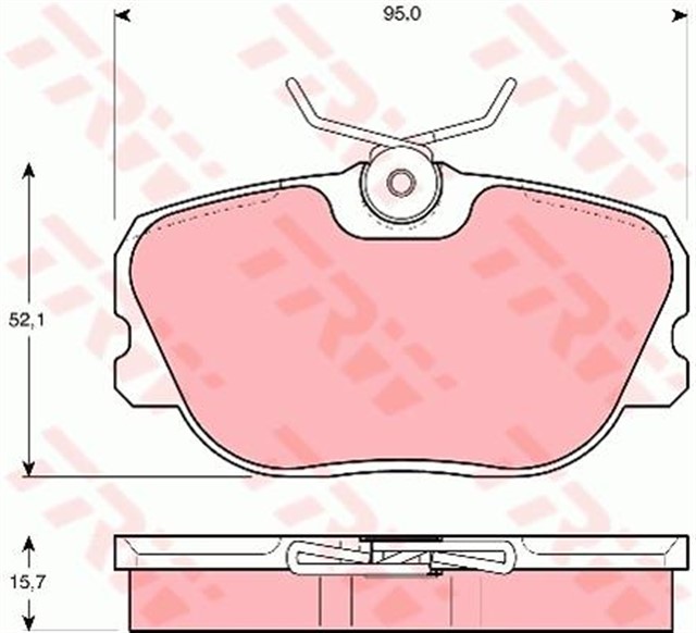DISK BALATA ON AKS VOLVO 440 445 - 480 482 1988 - 1996