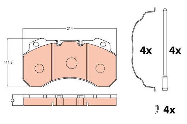 DISK BALATA ON AKS ARKA AKS NISSAN ATLEON RENAULT TRUCKS MIDLINER - MIDLUM 1992 - 2000