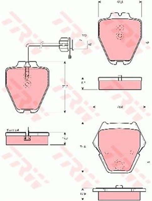 DISK BALATA ON AKS AUDI A8 D2 4D2 - 4D8 VW PASSAT B5.5 3B3 - PASSAT B5.5 VARIANT 3B6 - PHAETON 3D1 - 3D2 - 3D3 - 3D4 - 3D6 - 3D7 - 3D8 - 3D9 2002 - 2005