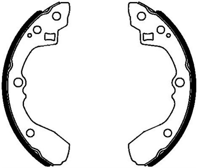 PABUCLU BALATA KITI ARKA AKS KIA RIO I HATCHBACK DC - RIO I SALOON DC - 