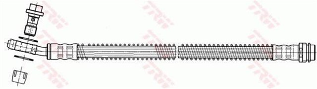 FREN HORTUMU ARKA AKS SAG SOL VW TOUAREG 7LA - 7L6 - 7L7 - 