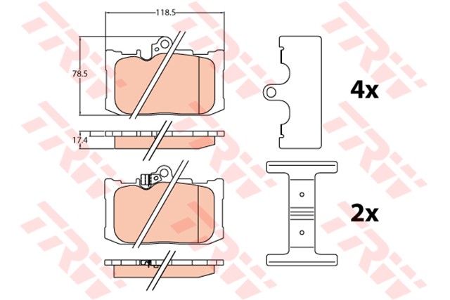 DISK BALATA ON AKS LEXUS GS L1 - RC C1 2015 - 2017