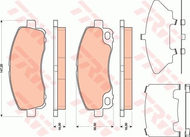 DISK BALATA ARKA AKS MITSUBISHI CANTER FB7 - FB8 - FE7 - FE8 VII - 