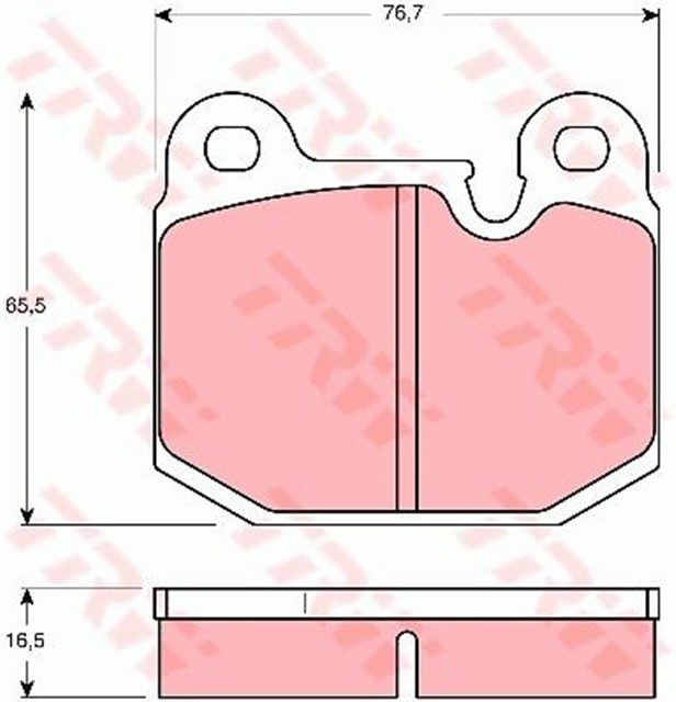 DISK BALATA ON AKS ARKA AKS BMW 3 E21 - 3 E30 - M1 E26 1981 - 1984