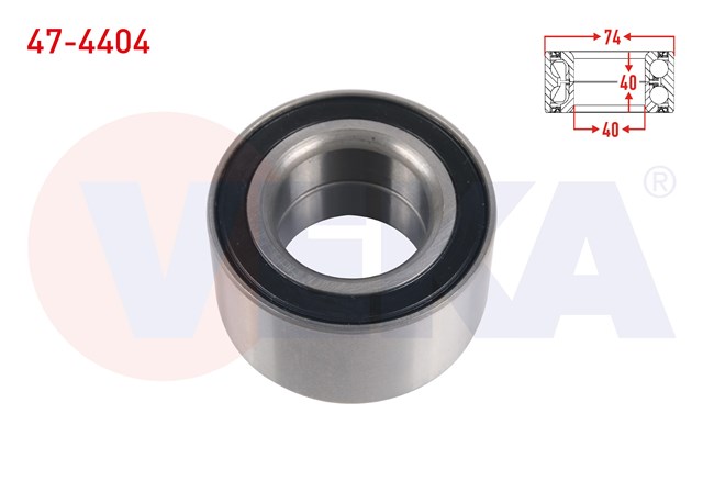 TEKER RULMANI - PORYA BILYA ON GOLF4 - BORA - A3 - TOLEDO - SEPHIA - SHUMA - 323 97 - 04