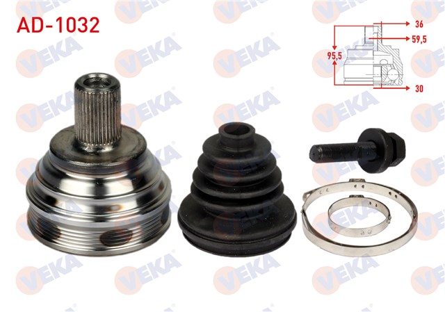 AKS KAFASI DIS GOLF5 - GOLF6 - JETTA - PASSAT - A3 - LEON BGU - BSE - CAXA - BMY - BLF - BLP 1.6 - 1.4 TSI - 1.6 FSI 04 - 13