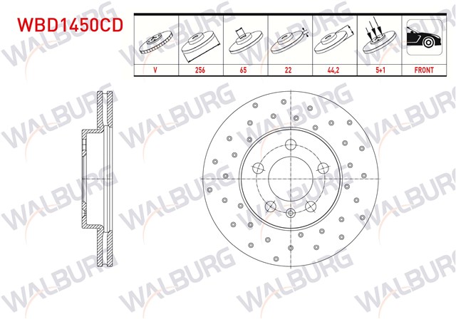 FREN DISKI ON [ADET] PERFORMANS DELIKLI POLO - IBIZA 17 - 