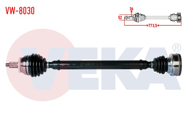 AKS KOMPLE ON SAG POLO - IBIZA - FABIA CFWA - CAYB - CAYC 1.2 - 1.6 TDI 10 - 