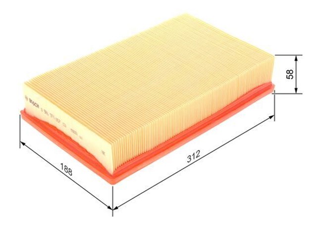 HAVA FILTRESI T5 - T6 AXB - AXD - CAAA - CAAB - CAAC - CAAD - CXGB 1.9 - 2.0 - 2.5 TDI 04 -  7H0129620 BOSCH oto yedek parça