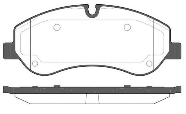 FREN BALATASI ON FISLI TRANSIT - V362 - V363 - CUSTOM 12 -   MGA oto yedek parça