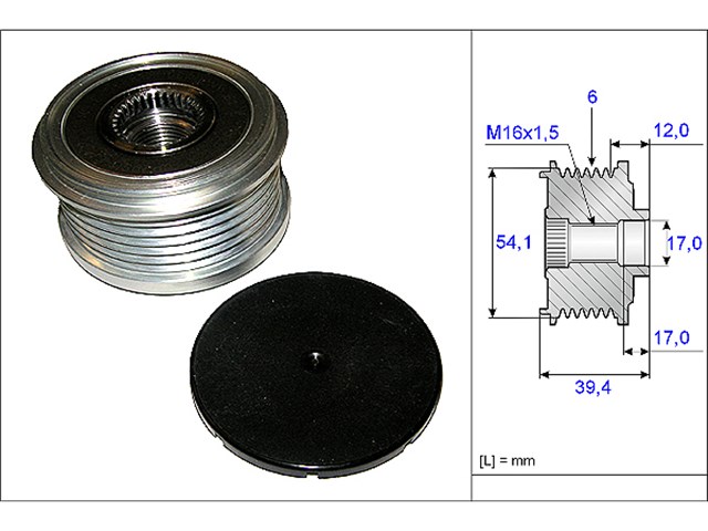 ALTERNATOR KASNAGI FIESTA/FUSION 1,4 TDCI 02 - 08  INA oto yedek parça