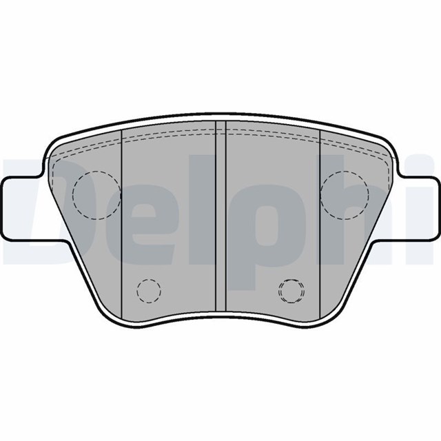 FREN BALATASI ARKA CADDY - GOLF6 - JETTA - A3 - OCTAVIA - SUPERB 10 -  5K0698451 DELPHI oto yedek parça
