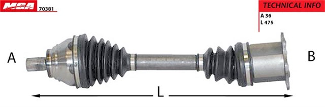 AKS KOMPLE ON SOL OTOMATIK GOLF5 - JETTA - CADDY - PASSAT BLS - BKP - BKD - BKC 1.9 - 2.0TDI 1K0407271BF MGA oto yedek parça