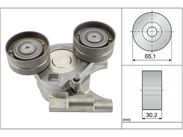 V KAYIS GERGI RULMANI TRANSIT V - 347/V - 363/RANGER 2.2 DIZEL 11 -   INA oto yedek parça