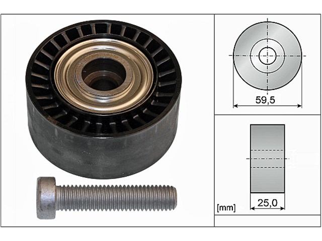 V KAYIS GERGI RULMANI [TEK RULMAN] SCUDO - PARTNER - EXPERT 1.9 DW8 98 - 06  INA oto yedek parça