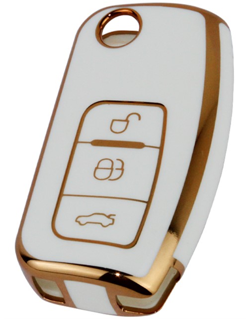 KONTAK ANAHTAR KUMANDA KORUYUCU KILIF TPU 3 TUS BEYAZ FORD FOCUS 2 - FIESTA - X MAX  AFT oto yedek parça