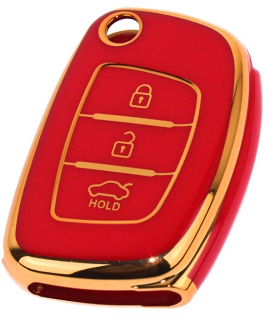 KONTAK ANAHTAR KUMANDA KORUYUCU KILIF TPU 3 TUS KIRMIZI HYUNDAI I20 - I30