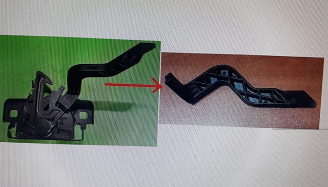 MOTOR KAPUT KILIT UC PLASTIGI CLIO CYMBOL II - SANDERO