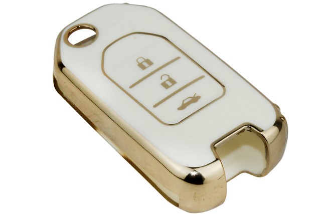 KONTAK ANAHTAR KUMANDA KORUYUCU KILIF TPU SILIKON BEYAZ HONDA CIVIC - CR - V - HR - V