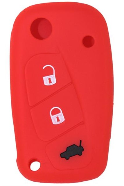 KONTAK ANAHTAR KUMANDA KORUYUCU KILIF SILIKON KIRMIZI FIAT LINEA - FIORINO - PUNTO - NEMO - BIPPER  AFT oto yedek parça