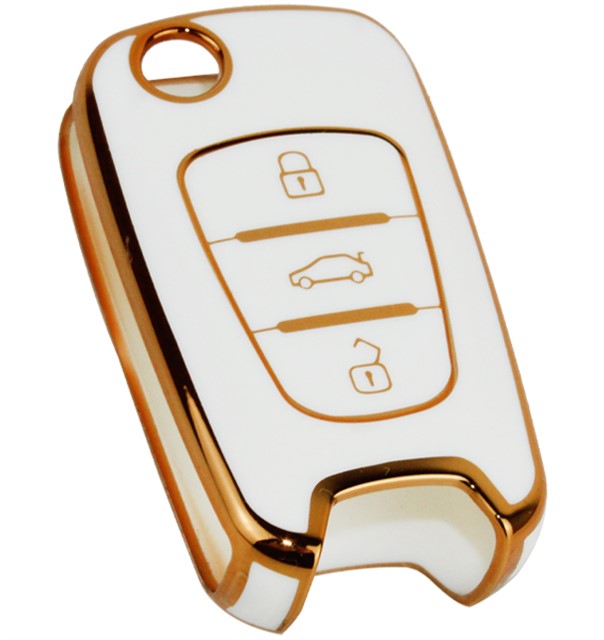 KONTAK ANAHTAR KUMANDA KORUYUCU KILIF TPU BEYAZ HYUNDAI ACCENT ERA - I20 - I30 - ELENT