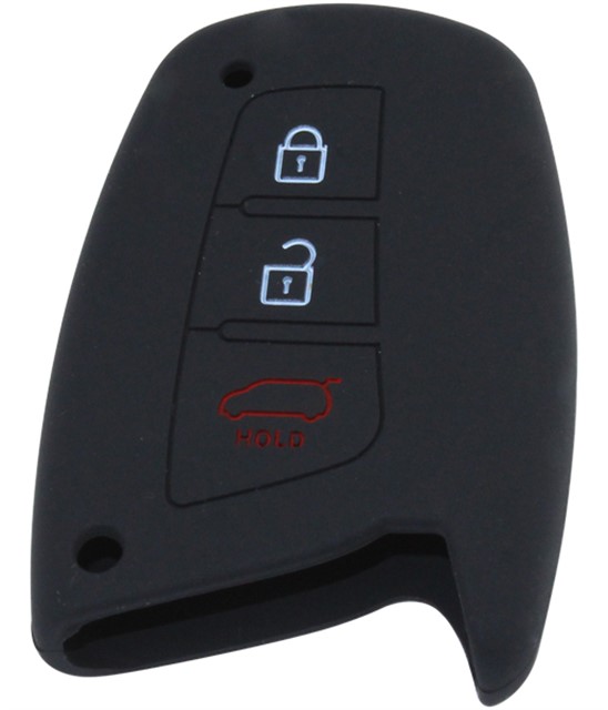 KONTAK ANAHTAR KUMANDA KORUYUCU KILIF SILIKON SIYAH HYUNDAI ACCENT BLUE - ELANTRA - IX35 - SANTA FE