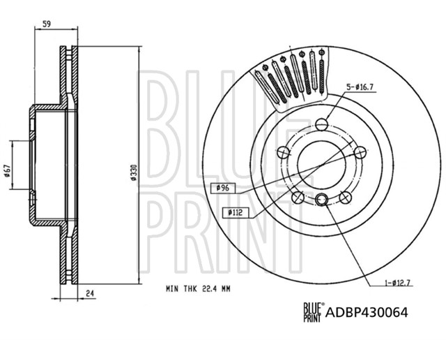 FREN DISKI ON BMW G30 G31 F90 16 X3 G01 17 X4 G02 18 G29