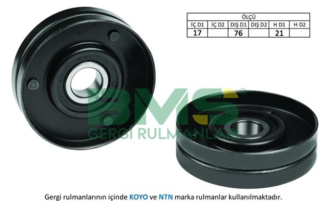 ALTERNATOR GERGI RULMANI A4 1.6 - 1.8 - 1.8 T A6 1.8 - 1.8 T