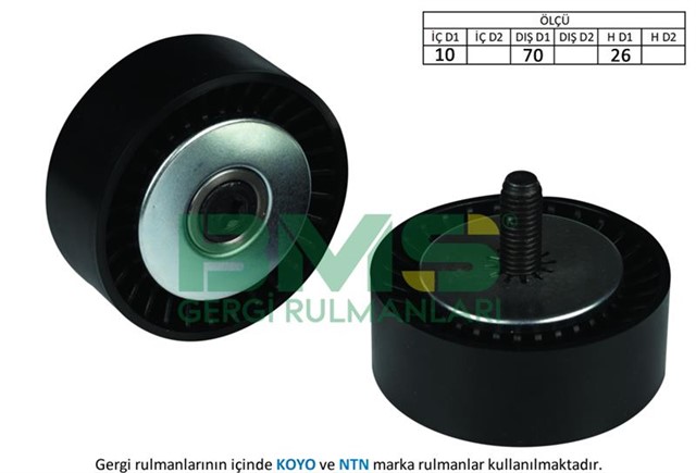 ALTERNATOR GERGI RULMANI ASTRA H - VECTRA C - ZAFIRA - SIGNUM 1.9CDTI - DOBLO - BRAVO II - LINEA 1.6D KLIMALI