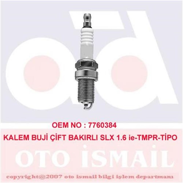 BUJI OE014/T10 KALEM BUJI CIFT BAKIRLI SLX 1.6 IE - TMPR - TIPO RC7YCC/PC021