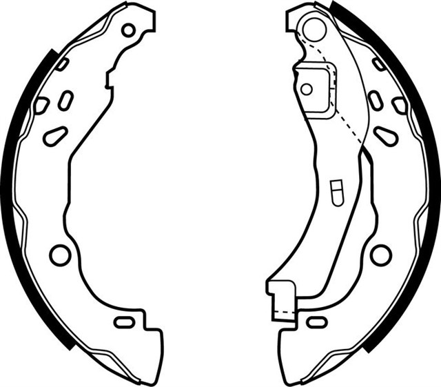 ARKA FREN PABUC BALATASI RENAULT CLIO II 98 CLIO IV 12 CLIO SYMBOL 02 SYMBOL III 13 DACIA SANDERO 08 LOGAN 06 SANDERO II 12 LOGAN II 12