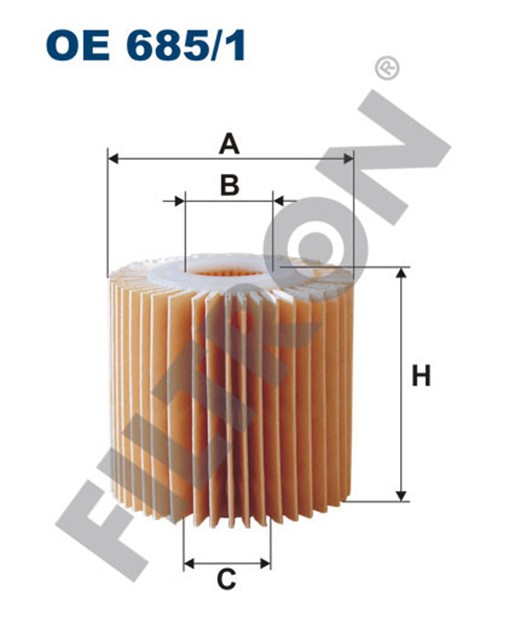 YAG FILTRESI TOYOTA COROLLA XI E18 1.4 D - 4D 90HP 06/13 - 