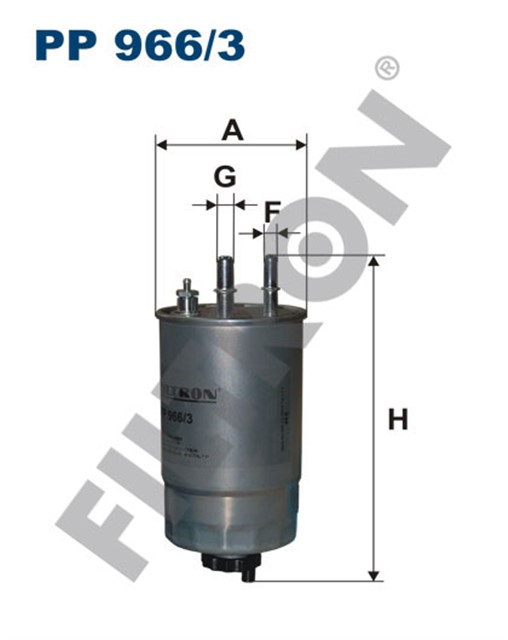 YAKIT FILTRESI [DIZEL] 2 CIKISLI DOBLO - LINEA - FIORINO - BIPPER - PUNTO - STILO 1.3 MJT - HDI 04 - 