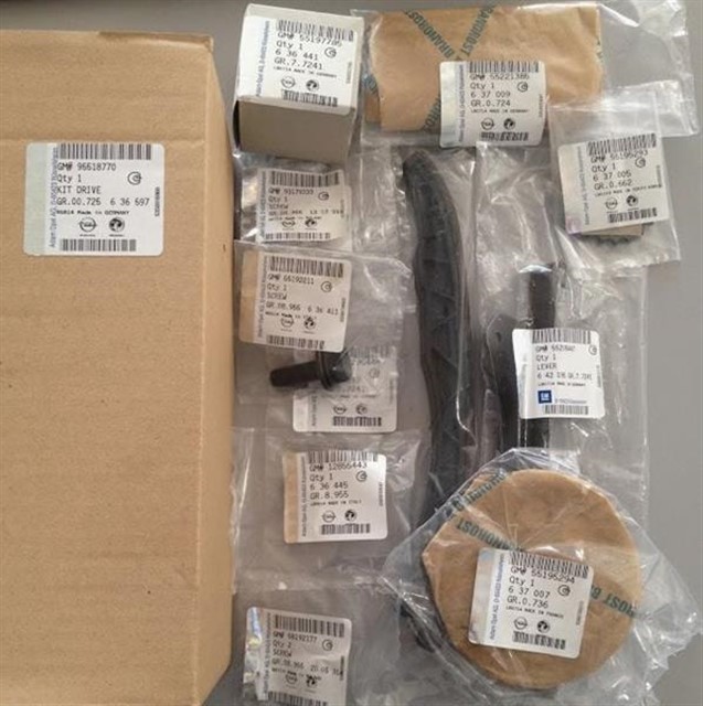 EKSANTRIK ZINCIR SETI ASTRA H - CORSA - COMBO C - ALBEA - DOBLO - PALIO - PUNTO - LINEA - EGEA Z13DT - Z13DTH 1.3 MJT - CDTI 03 - 