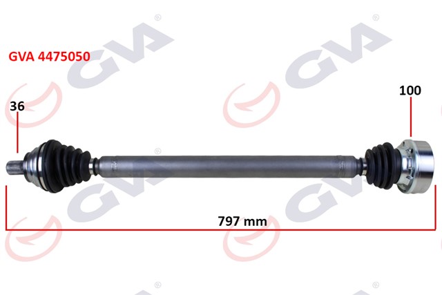 AKS KOMPLE ON SAG GOLF5 - GOLF6 - JETTA - A3 - LEON - OCTAVIA BGU - BSE 1.6 04 - 13
