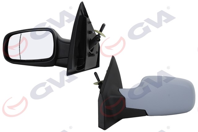 DIS DIKIZ AYNASI SOL CLIO 06 MEKANIK ISITMALI ASTARLI ASFERIK 2 FIS VM - 6136PAL