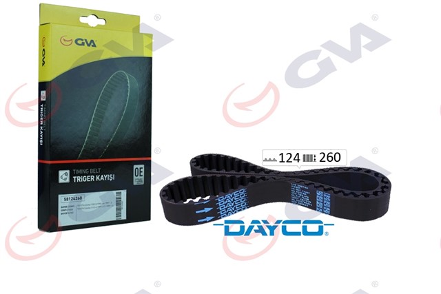 TRIGER KAYISI 124X260 TOYOTA COROLLA 1.3 16V 92 - 99 124 DIS