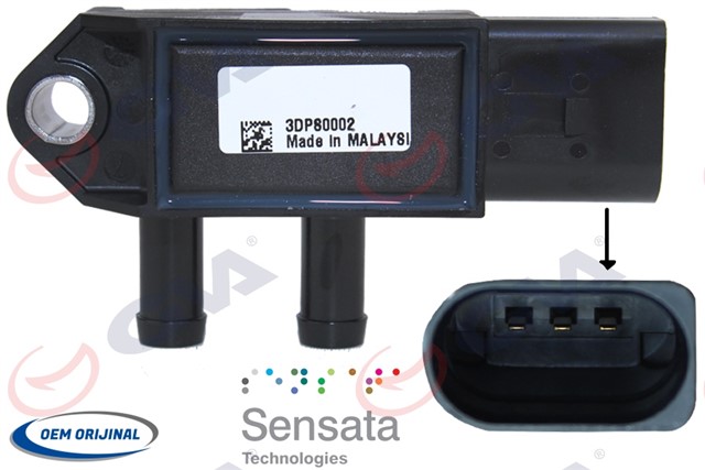 EGZOZ BASINC SENSORU 3 FIS GOLF7 - CRAFTER - PASSAT 08 - 1.6/2.0TDI CAG - CKUB - CLH