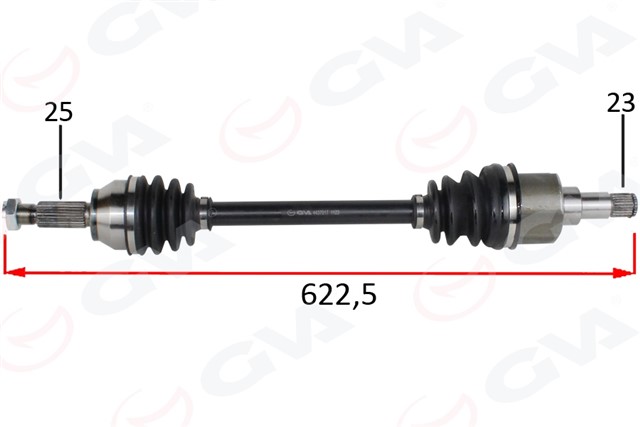 ON AKS KOMPLE SOL FORD FIESTA / FUSION 1.4TDCI / 1.6TDCI 02 11