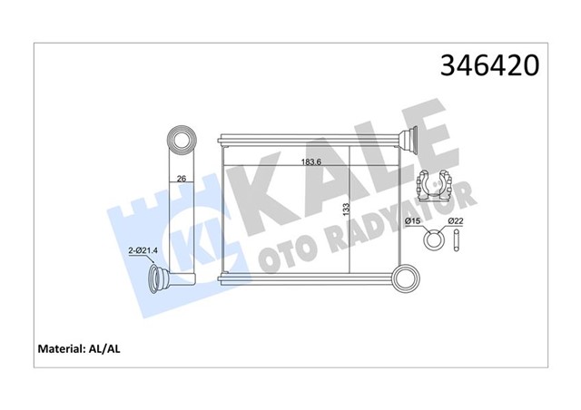 KALORIFER RADYATORU CLIO IV - LOGAN II 13
