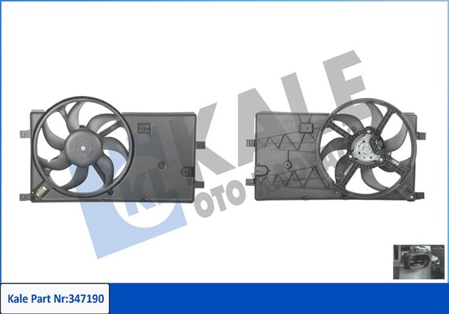 FAN MOTORU KLIMALI PEUGEOT BIPPER 08 CITROEN NEMO 08 FIAT FIORINO 08 1.3 - 1.4 HDI