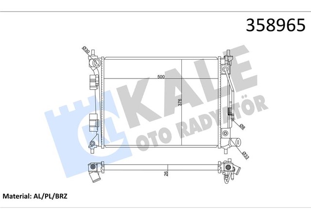 RADYATOR HYUNDAI I20 ACTIVE - I20 II 1.4 15 - 