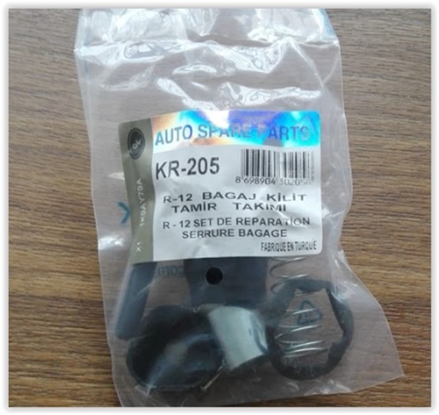 BAGAJ KILIT TAMIR TAKIMI R12 - DACIA