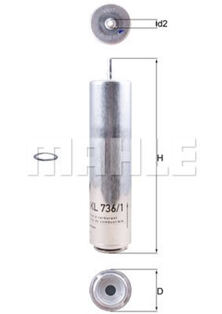 YAKIT FILTRESI [DIZEL] F20 - F21 - F30 - F31 - F34 GT - 4F32 - F33 - F36 GRAN COUPE - MINI R60 - R61 B37 - B47 - N47N 10 - 18