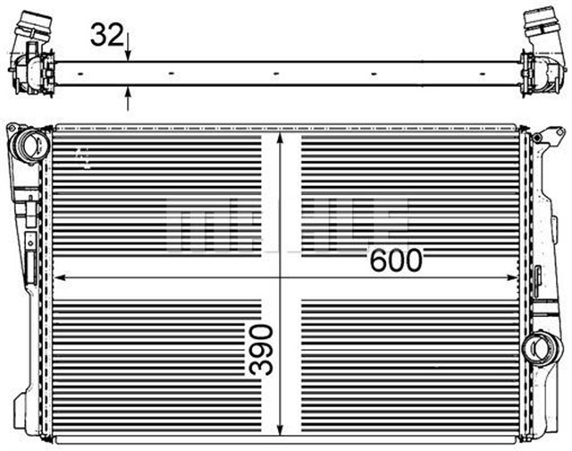 MOTOR SU RADYATORU MEKANIK SANZ. BMW F25 PREMIUM LINE