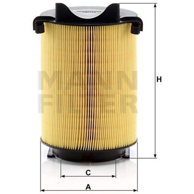 HAVA FILTRESI [YUVARLAK] GOLF5 - GOLF6 - JETTA - PASSAT - CADDY - A3 - LEON BLR - BLY - BVZ - BSE - BGU 1.6 - 2.0 FSI 04 - 10