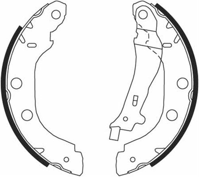 ARKA PABUC BALATA KNG 1.2 1.5DCI 1.6 1.9 97 05 NISSAN PRIMERA 1.6 1.8 2.0TD 96 - 01 228X42