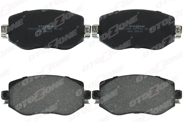 ON FREN BALATASI RENAULT MEGANE IV 15 TUM MOTOR TIPLERI G:129MM Y:58.4 MM K:18MM